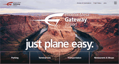 Desktop Screenshot of gatewayairport.com