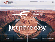 Tablet Screenshot of gatewayairport.com